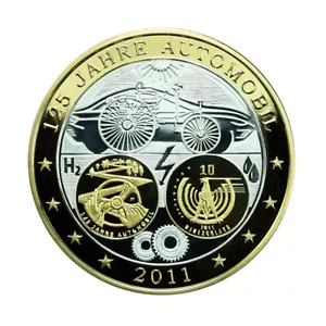 Deutschland 10 Euro Münze 2011 Silber 125 Jahre Automobil 36mm 03889 - Bild 1 von 3