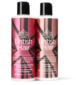 British Hair Reconstructive Strengthening Shampoo und Conditioner Duo 8 Neu - Bild 1 von 1