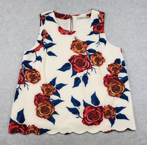 Darling Womans Floral Blouse - SIZE L - Sleeveless