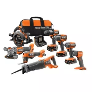 RIDGID CANADA 18V Brushless Cordless 8-Tool Kit