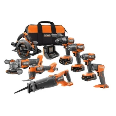 RIDGID CANADA 18V Brushless Cordless 8-Tool Kit - Image 1 of 4