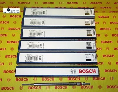 Juego de 6 bujías incandescentes Mercedes-Benz, Sprinter, Jeep - BOSCH - 0250403008, 80050 Foto 1 de 3