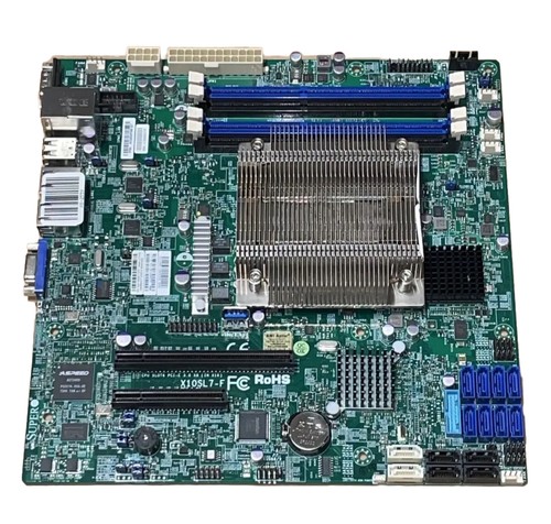 Supermicro X10SL7-F REV:1.01 Sockel 1150 Micro ATX Server-Mainboard mit Kühler