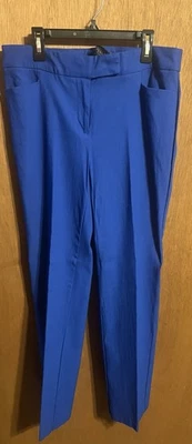 Pantalones 89th + Madison Mujer Azul Real Talla 10 ELASTIZADOS Cómodos Informales Usados en Excelente Condición Foto 1 de 3