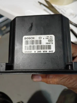 99-03 BMW E39 E38 740i 540i ABS módulo bomba de freio antibloqueio DSC 0265950002 remanescente - Imagem 1 de 4