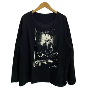 YOHJI YAMAMOTO Bs Doodle Pt Ls Nn-T37-097 Largo T - Imagen 1 de 7