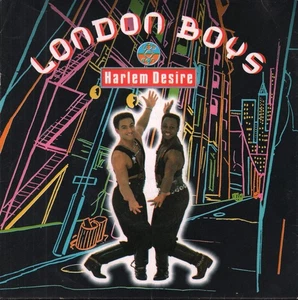 London Boys Harlem Desire 7" vinyl UK Wea 1989 - card pic sleeve YZ415 - Picture 1 of 3