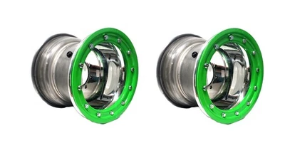 Ruedas traseras Kawasaki KFX 400 KFX 450 Beadlock 9x8 3+5 4/110 Alba Racing PG Foto 1 de 4