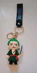Schlüsselanhänger Roronoa Zoro One Piece PVC Figur Anime 3D Retro - Bild 1 von 2