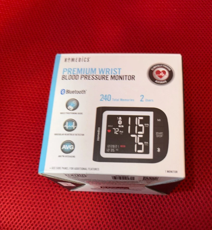 Monitor de presión arterial HoMedics Wrist serie 600 - digital, portátil, preciso Foto 1 de 4