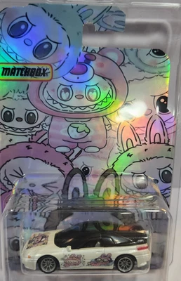 Labubu custom 95 SUBARU SVX 2019 MATCHBOX 1:64 WHEEL SWAP REAL RIDERS- LABUBU!!! - Image 1 of 2