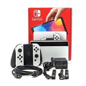Nintendo Switch (CONSOLE NOT INCLUDED) OLED 64GB Handheld Joysticks In White