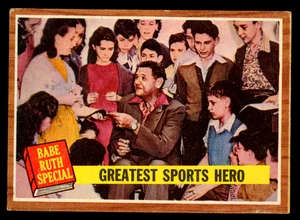1962 TOPPS #143 BABE RUTH GRANDE EROE SPORTIVO Yankee HOF - Foto 1 di 2