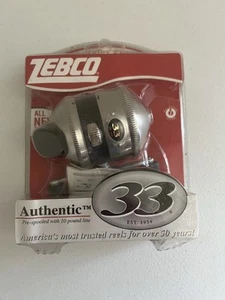 NEW Vintage Zebco Classic 33 Metal Case Fishing Reel Fresh Water - Picture 1 of 2