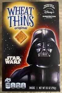 NEW LIMITED EDITION STAR WARS WHEAT THINS DARTH VADER ORIGINAL CRACKERS 8.5oz - Picture 1 of 6