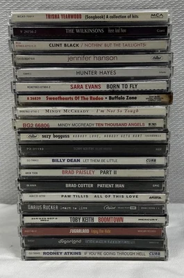 90s 00s COUNTRY CD LOT of 20 - Sugarland,  Toby Keith, Clint Black, Brad Paisley - Image 1 of 4