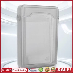Royaume-Uni 3,5 pouces IDE SATA HDD disque dur boîte de rangement disque dur plastique boîtier caddy - Photo 1/27