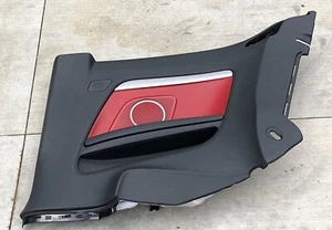 2008-2012 Audi S5 Rear RIGHT Side Interior Quarter Panel Trim RED, OEM  - Picture 1 of 7