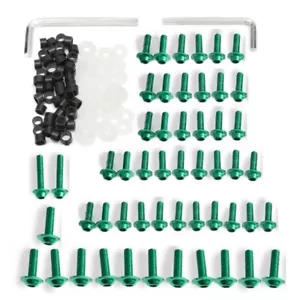 158pcs Motorbike M5 M6 Screw Bolts Nuts Fastener Kit Mounting Scooter Off-road - Picture 1 of 2