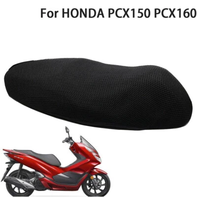 3D mesh fabric breathable anti-slip seat cover for Honda PCX150 PCX160 2014-2024 - Изображение 1 из 4