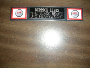 DERRICK LEWIS (UFC) NAMEPLATE FOR SIGNED TRUNKS DISPLAY/PHOTO/PLAQUE - Picture 1 of 1