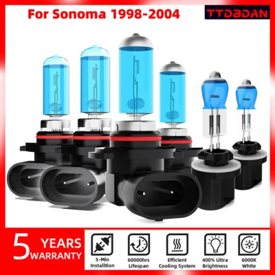 Bombilla halógena 9005 9006 faro 881 bombillas antiniebla para GMC Sonoma 1998-2004 Foto 1 de 4