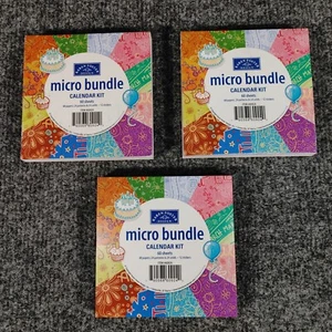 3 X KAREN FOSTER STICKERS MICRO BUNDLE CALENDAR KIT 60 Sheets & Stickers #60924 - Picture 1 of 13