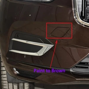 1x Brown For Volvo XC60 2018-2021 Front Bumper Tow Hook Eye Cover Cap Trim - Picture 1 of 9