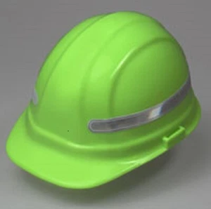  HARD HAT HI-VIZ  ADHESIVE REFLECTIVE WRAP AROUND  STRIP-SILVER - Imagen 1 de 3