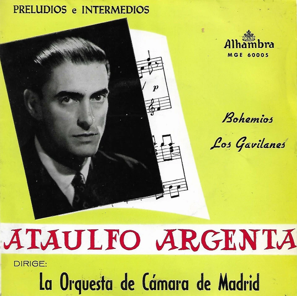 ATAULFO ARGENTA EP Spain 1962 Bohemios / Los Gavilanes - Image 1 of 1