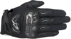 Alpinestars Stella SMX2 Carbon V2 Size DL Ladies Motorcycle Gloves Summer Black