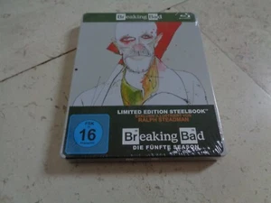 BREAKING BAD Season 5 BluRay OOP SteelBook NEW&SEALED Bryan Cranston Aaron Paul - Picture 1 of 5
