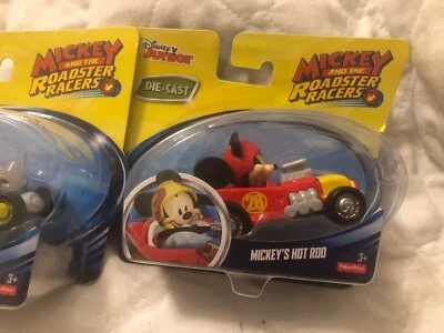 Disney  Mickey And The Roadster Racers Clara Cluck's Coupe & Mickey’s Hot Rod - Image 1 of 4
