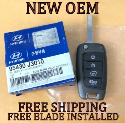 Nuevo OEM 2019 2020 HYUNDAI VELOSTER ESTILO ABATIBLE MANDO A DISTANCIA SIN LLAVE 95430-J3010 Foto 1 de 2