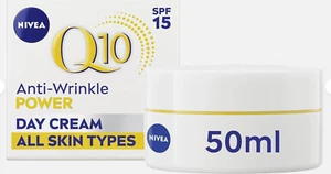 NIVEA Q10 Anti Wrinkle Day Cream Power Firming SPF 15 (50 ml), Anti-Wrinkle - Picture 1 of 6