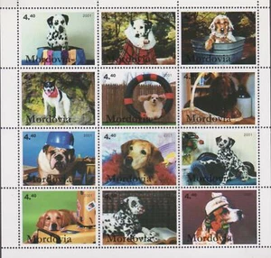 DOGS - Sheet of 12 - Different - Unused - Imagen 1 de 1
