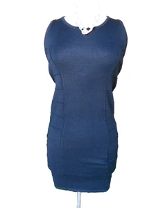 84 $ Xhiliration schwarzer Pullover Halloween Stretch figurbetont Strick Herve Tank Kleid M - Bild 1 von 3