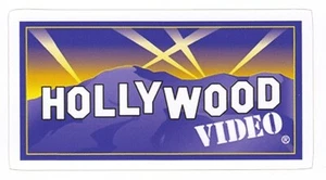 Hollywood Video Logo Sticker - Style 2 (Reproduction) - Picture 1 of 1