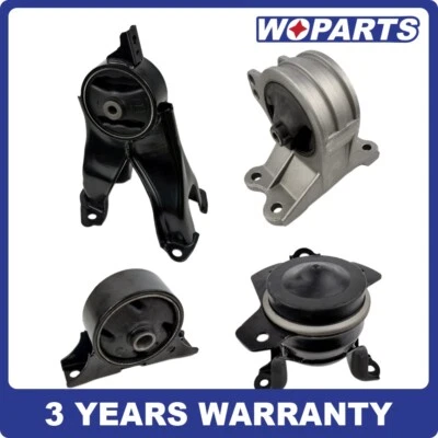4PCS Motor AND Trans Mount Set Fit For 2006-2012 Mitsubishi Eclipse 2.4L Manual - Image 1 of 4