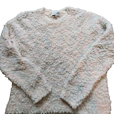 Suéter de manga larga suave tejido crema multicolor Willow & Wind. Talla pequeña  Foto 1 de 4