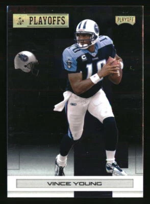 Vince Young 2007 Playoff NFL Playoffs #97  Football Card - Image 1 of 2