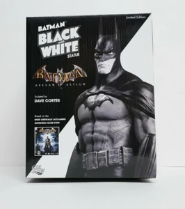 DC Collectibles Batman Black White Statue Dave Cortes Arkham Asylum NEW MIB - Picture 1 of 10