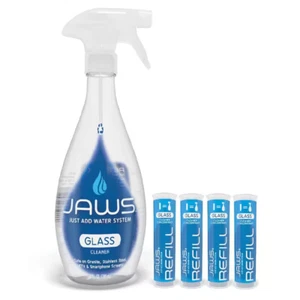 27 Oz. Ammonia-Free Glass Cleaner - Reusable Spray Bottle and Concentrated Refil - Picture 1 of 11