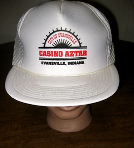 CASINO AZTAR riverboat trucker cap Evansville hat snapback Indiana OG - Picture 1 of 1