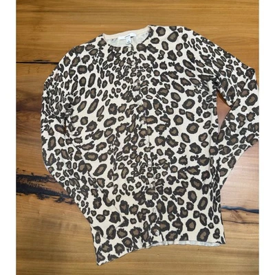 Cárdigan Suéter Leopardo Merona Pequeño Marrón Rayón Chic Foto 1 de 4