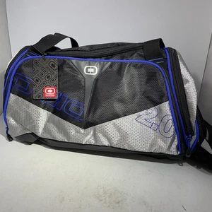 OGIO Endurance 2.0 Black Blue /Silver Pockets 41 Liter Sports Gym Duffel Bag NEW - Picture 1 of 4