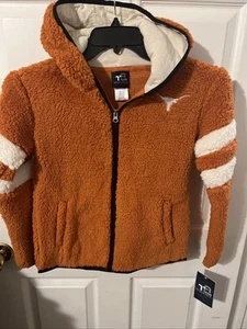 Girls  U Of Texas Zip Up Hoodie Size Youth Large ( 10-12 ) - Picture 1 of 7