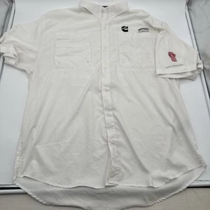 Columbia Sportswear Men's Button-Down Shirt Sz XL Cummins PFG Omni-Shade FM7047 - Picture 1 of 10