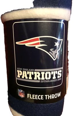 Manta polar New England Patriots Split tiro suave 50" x 60" Foto 1 de 4