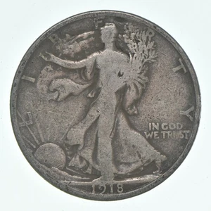Better Date 1918-S Walking Liberty 90% Silver US Half Dollar *094 - Picture 1 of 3
